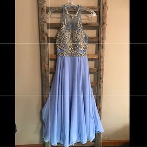 Alyce Paris Prom Dress Size 2 Periwinkle Color